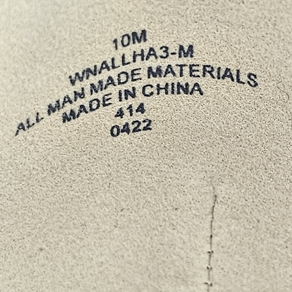 Nine West Allha 3 Macaroon Size 10 Tan Braided Block Heel - Picture 5 of 11